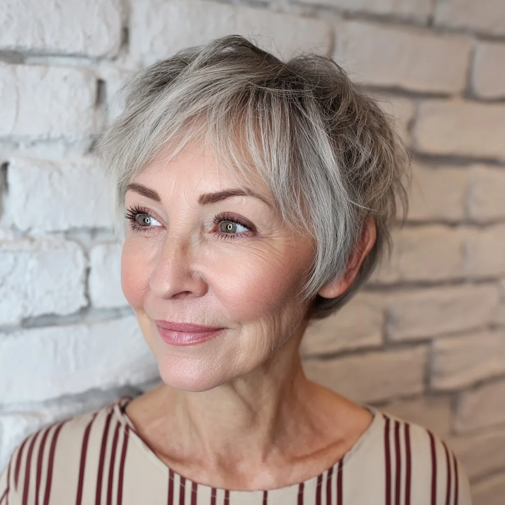 Chic Textured Bixie Shag with Dimension