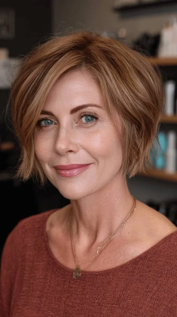 Chic Textured Bob with Subtle Layers