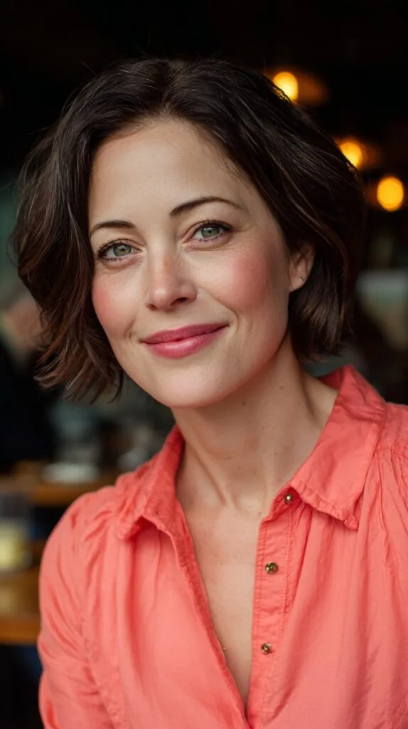 Chic Textured Bob with Subtle Volume