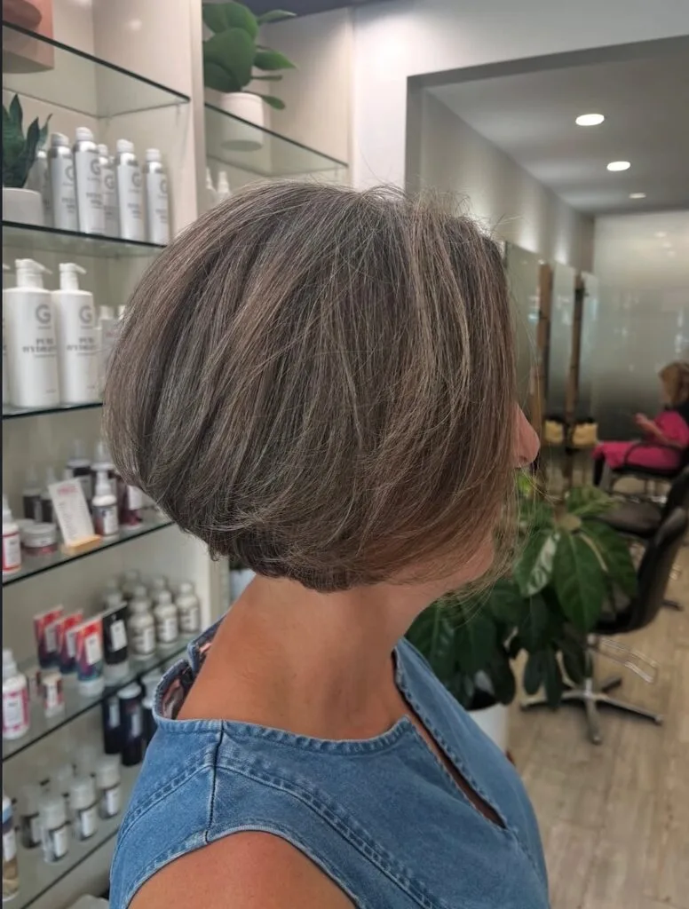 Chic Textured Inverted Bob with Soft Layers