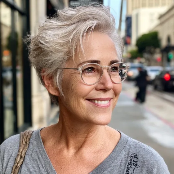 Chic Textured Pixie Cut with Effortless Volume