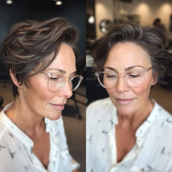 Chic Textured Pixie Cut with Soft Volume