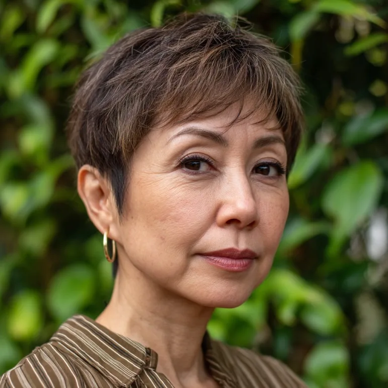 Chic Textured Pixie Cut