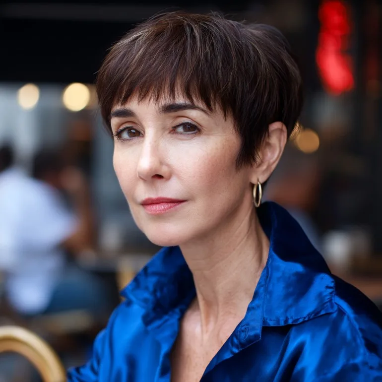 Chic Textured Pixie with Soft Bangs