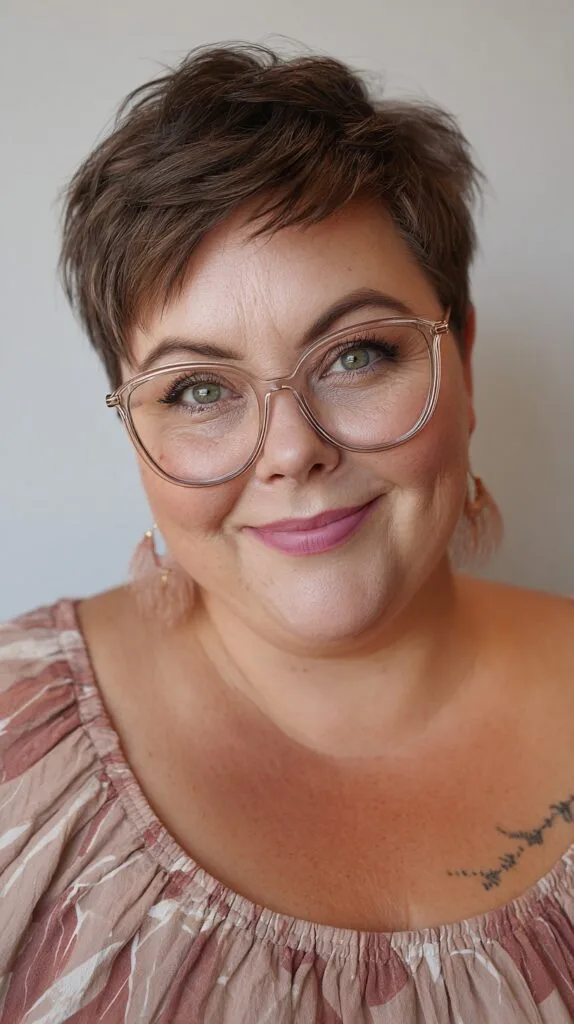 Chic Textured Pixie with Swept Bangs