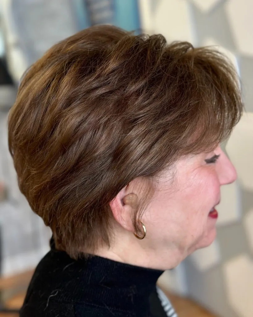 Chic Textured Short Cut with Soft Volume