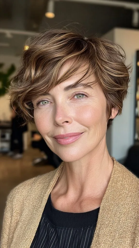 Chic Textured Tousled Pixie