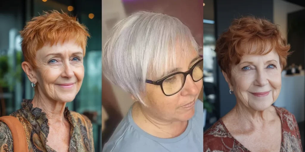 50 Choppy Pixie Cuts for Women Over 70