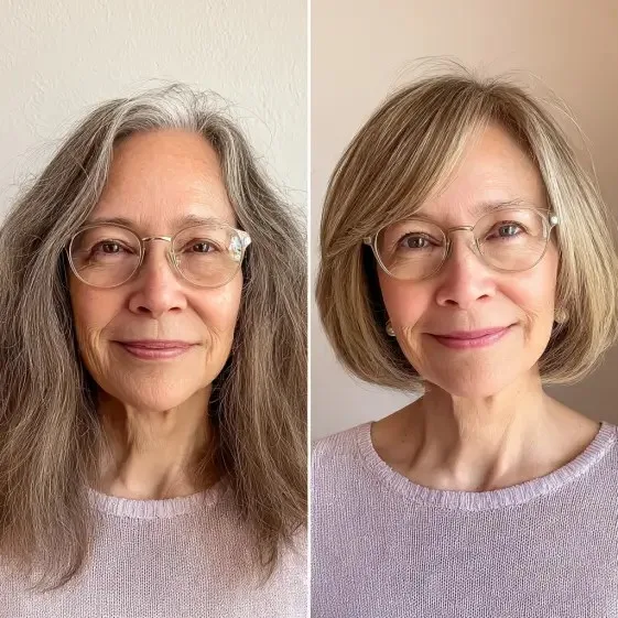 Classic Smooth Bob with Subtle Layers
