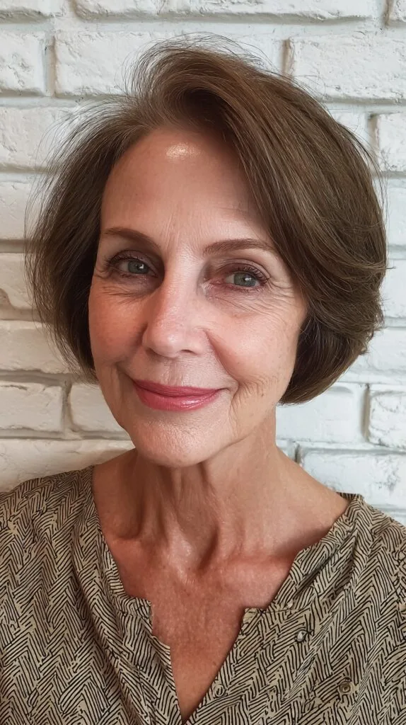 Classic Textured Bob with Subtle Volume