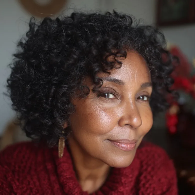 Curly Textured Bob with Defined Ringlets