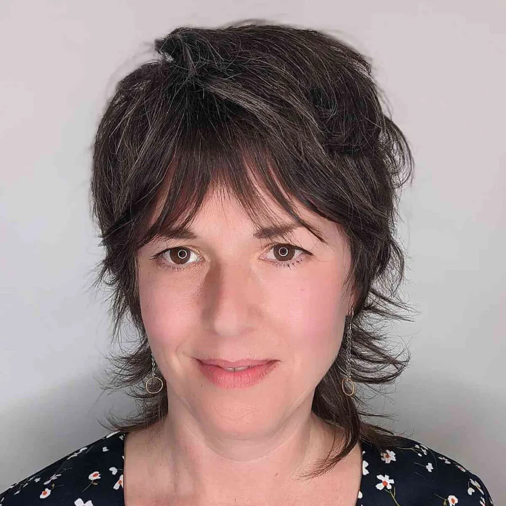 Edgy Pixie Mullet for Women 40 and Up