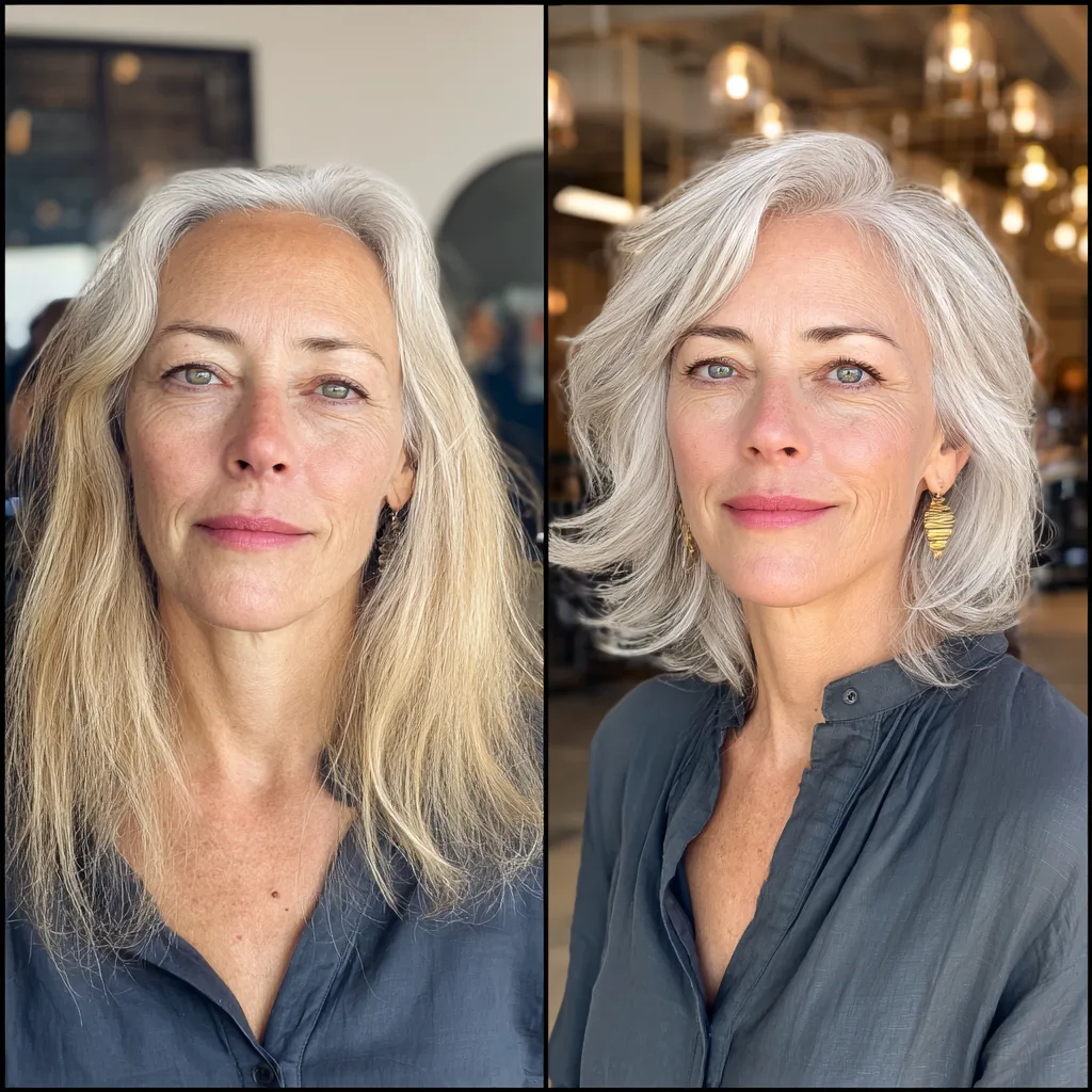 Elegant Light Blonde Soft Waves with Subtle Layers