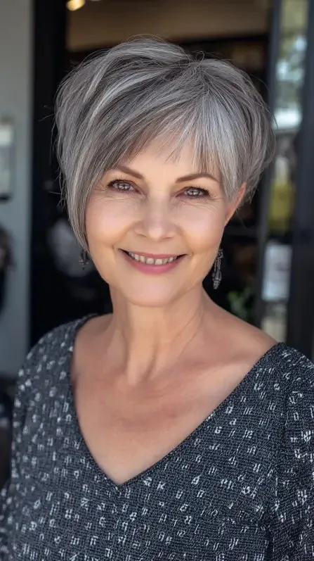 Elegant Short Textured Cut with Soft Layers