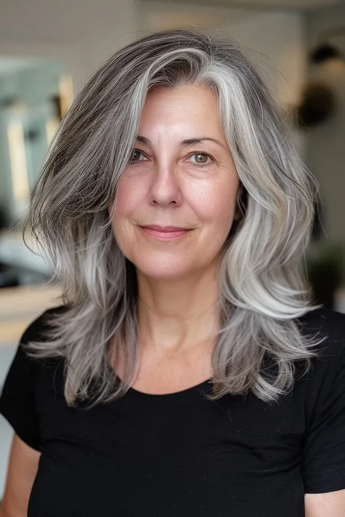 Feathered Layers in Gray