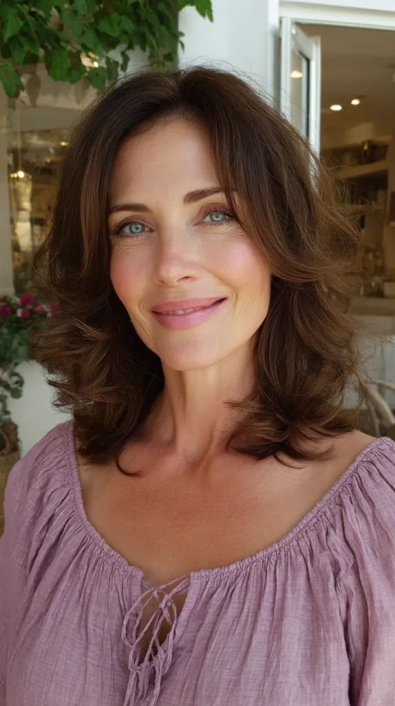 Layered Soft Waves with Subtle Face-Framing Pieces