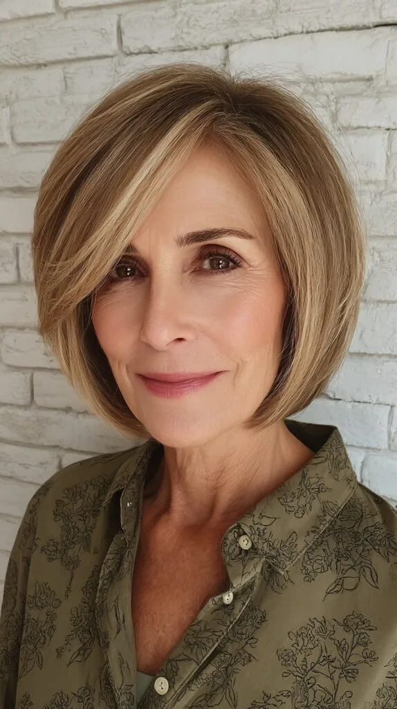Light-Brown-Blended-Bob-with-Soft-Volumizing-Layers