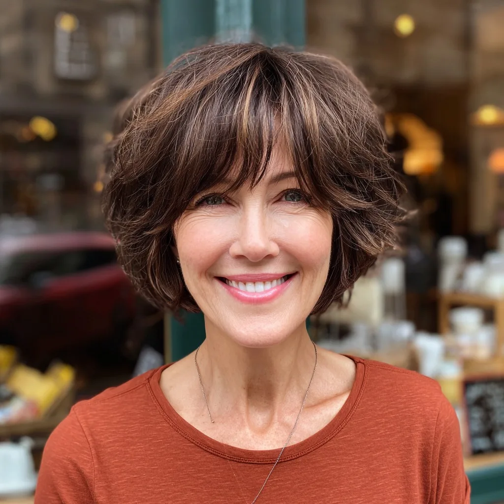 Lovely Rounded Bob with Subtle Face-Framing Layers