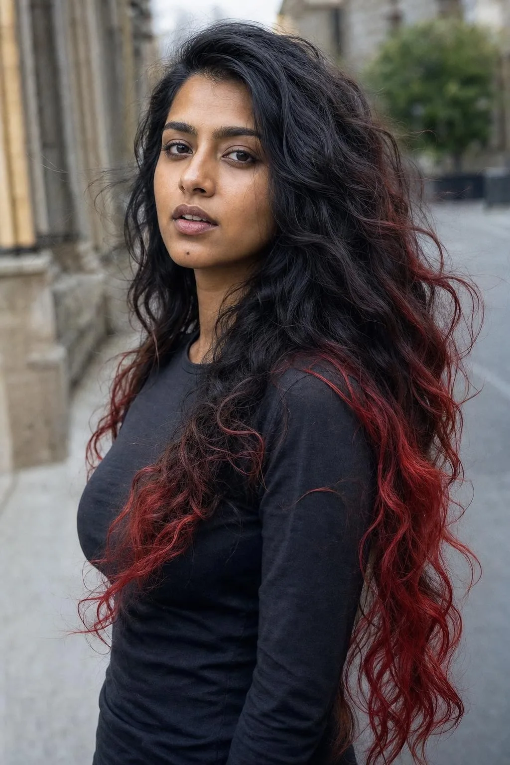 Main Character Fiery Hair Energy