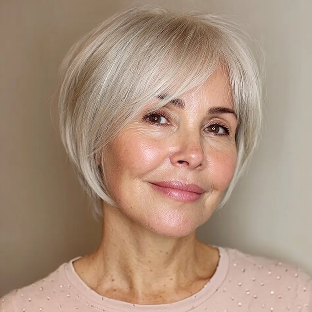 Modern Blunt Cut with Soft Layers