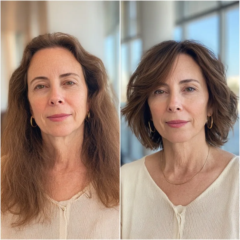 Modern Jagged Bob with Textured Layers