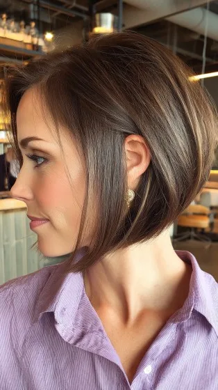 Modern Textured Bob with Subtle Warm Tones
