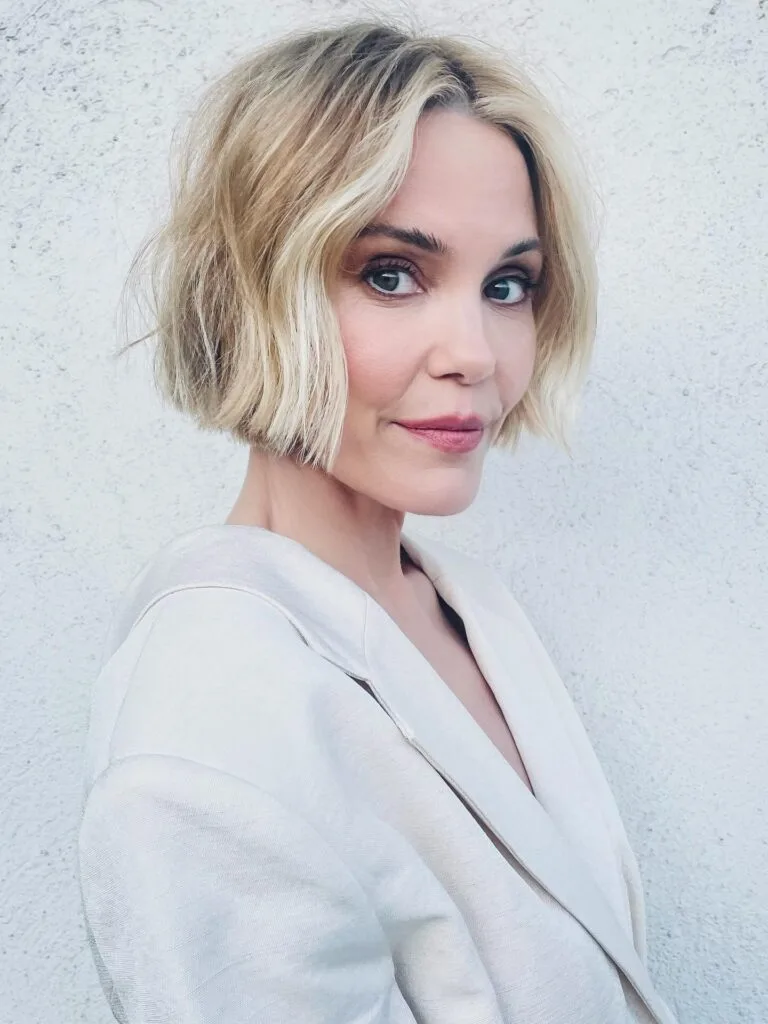 Modern Textured Bob with Subtle Waves