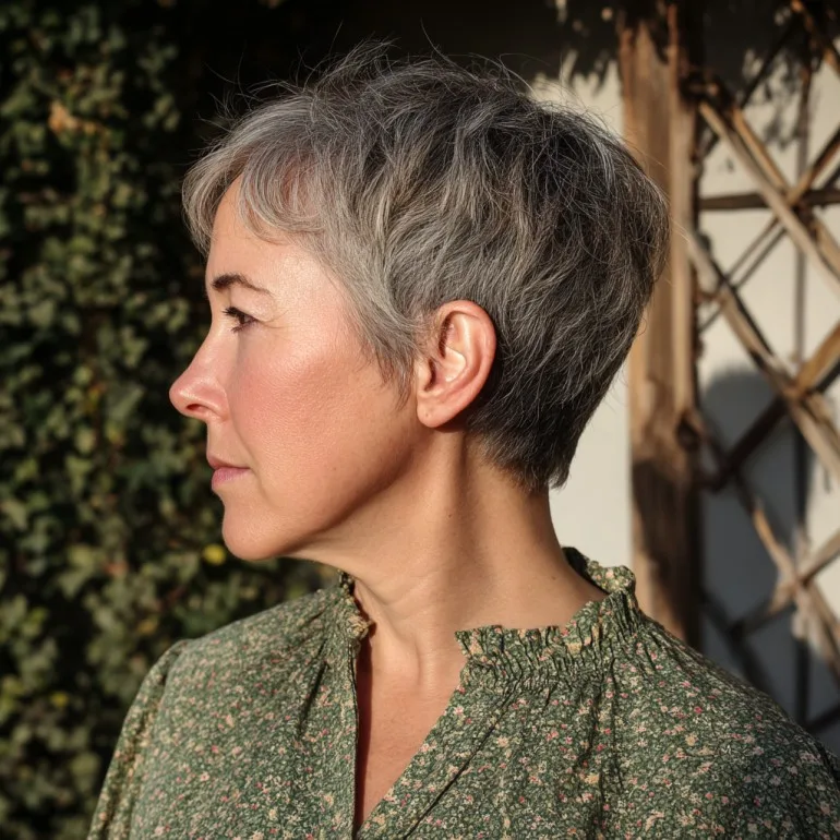 Modern Textured Pixie Cut with Soft Edges