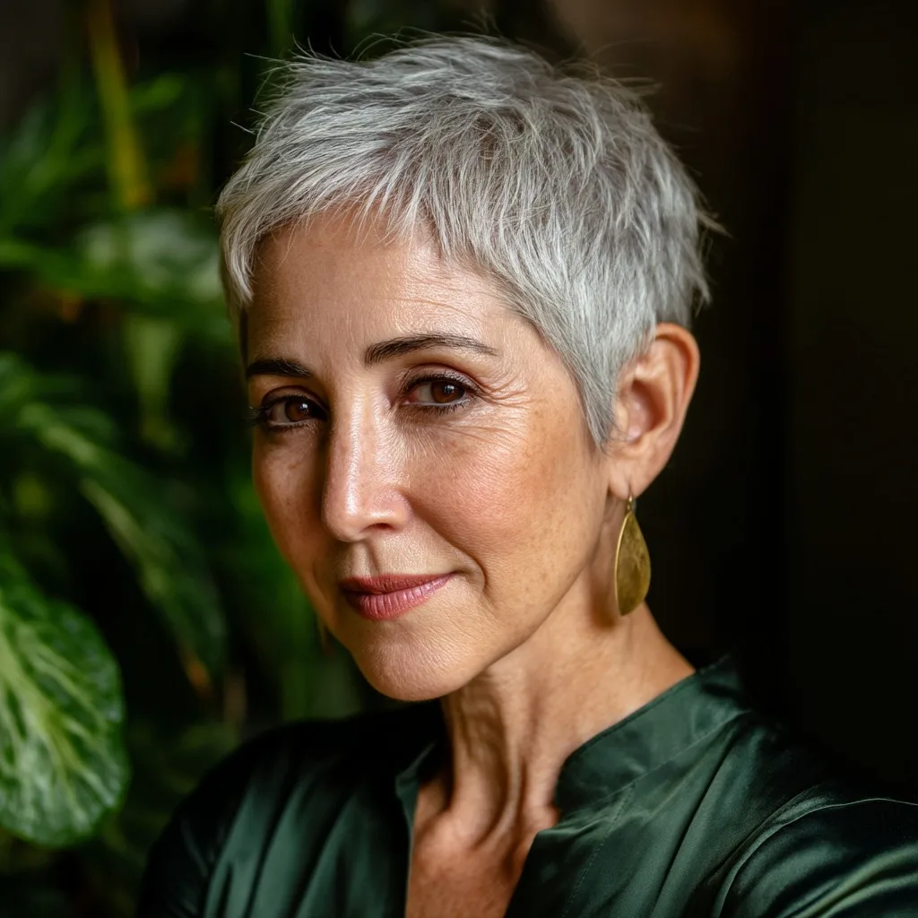 Modern Textured Pixie Cut with Soft Edges