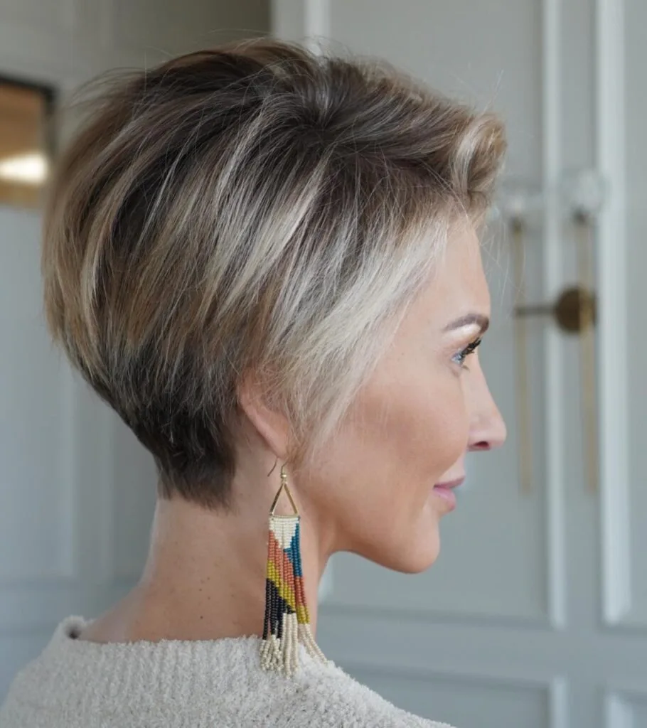 Modern Textured Pixie Cut with Subtle Dimension