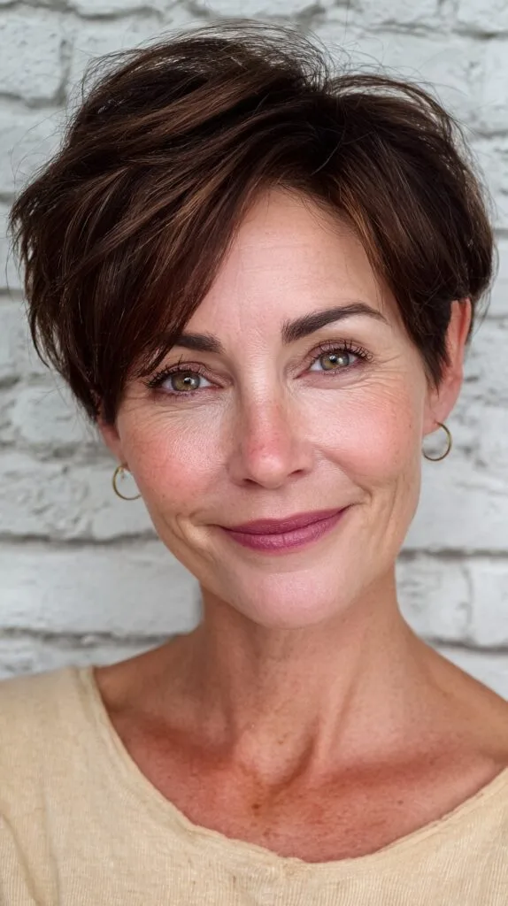 Modern Textured Short Cut with Lifting Layers