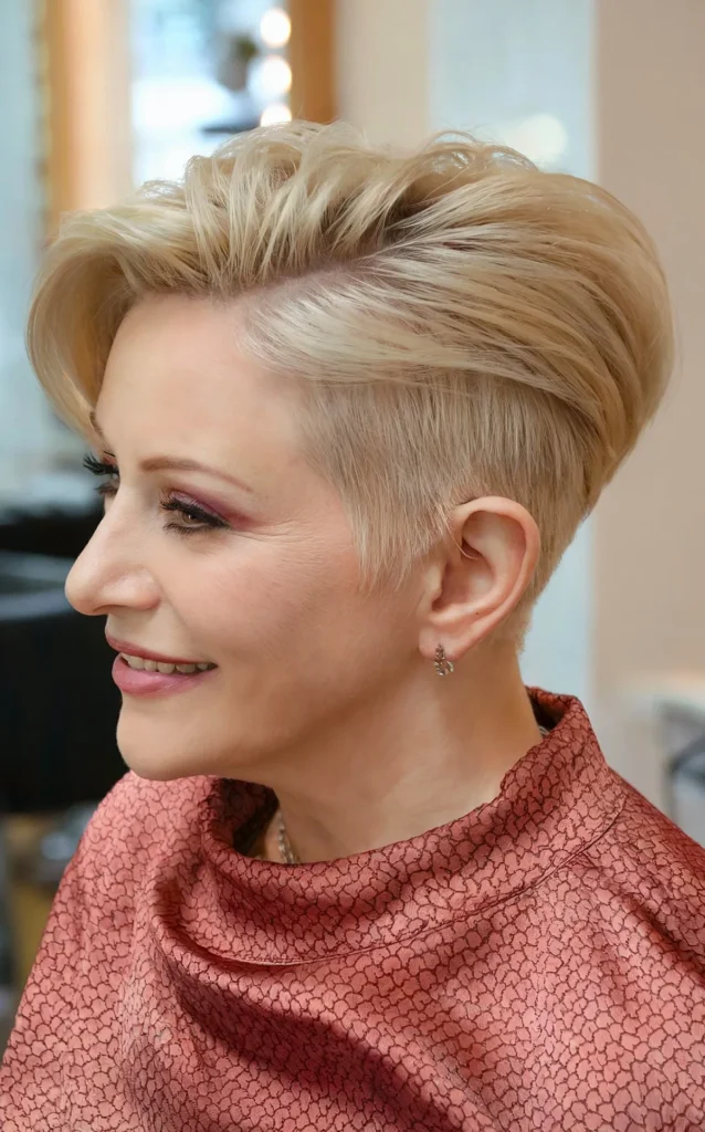 Pixie Bob with an Undercut for Sophisticated Women
