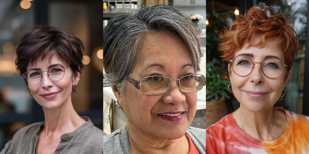 If You’re a Women Over 50 With Glasses, These Are the 50 Best Ways to Get a Pixie Cut