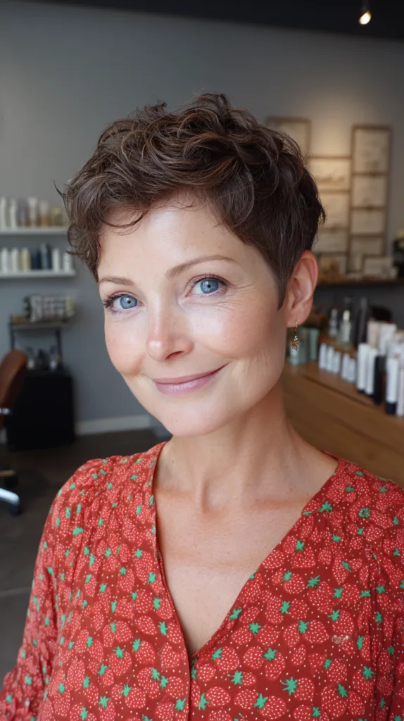Playful Chocolate Curls with a Modern Edge