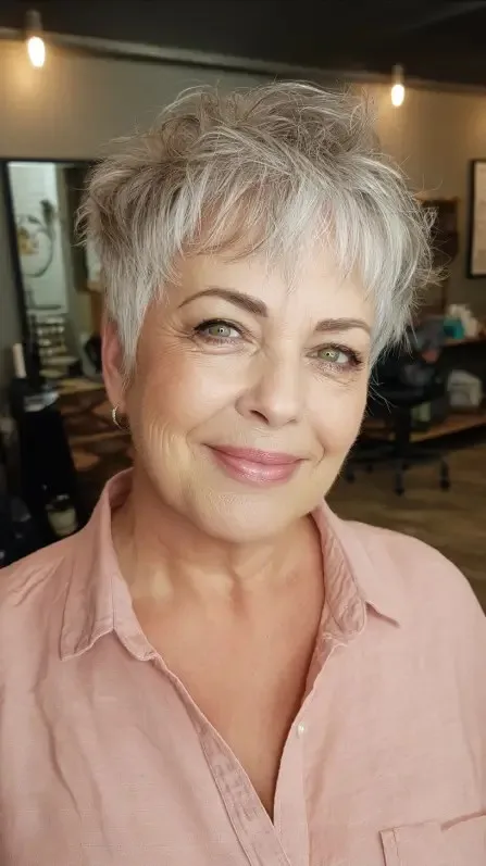 Playful Textured Pixie Cut with Soft Volume
