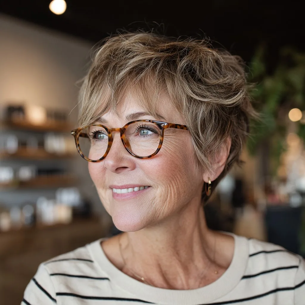 Playful Textured Pixie with Soft Volume
