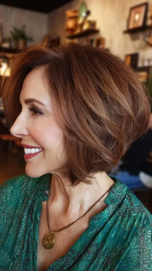 Radiant Textured Bob with Soft Layers