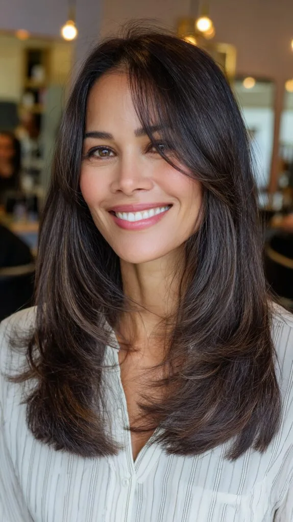 Silky Mocha Tones with Soft Layered Ends