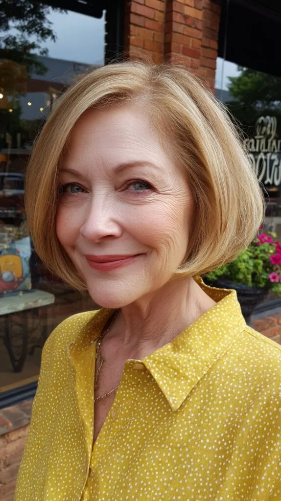 Soft Root-Shadowed Chin-Grazing Rounded Bob with Side Part
