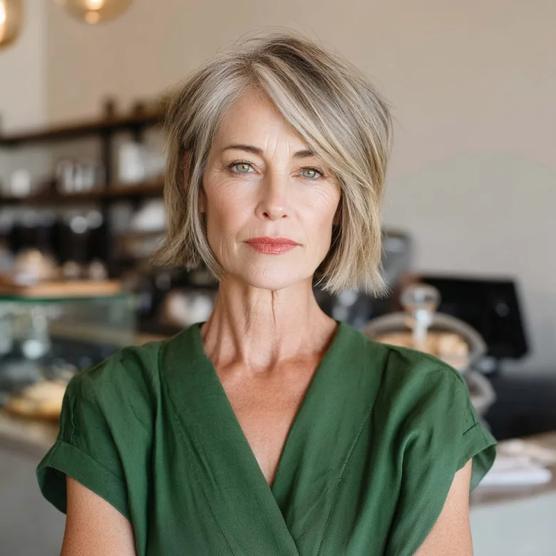 Soft Textured Bob with Subtle Face-Framing Layers