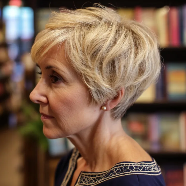 Soft Textured Pixie Cut for Effortless Elegance