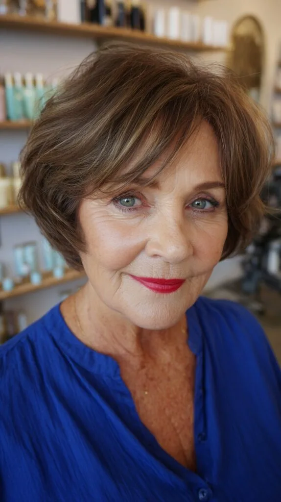 Softly Layered Bob with Face-Framing Highlights