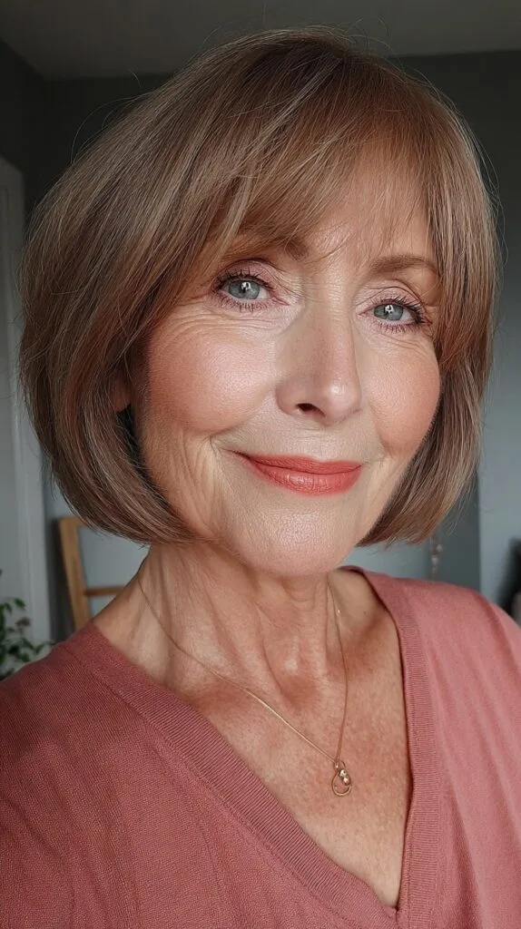 Softly Textured Bob with Subtle Layers