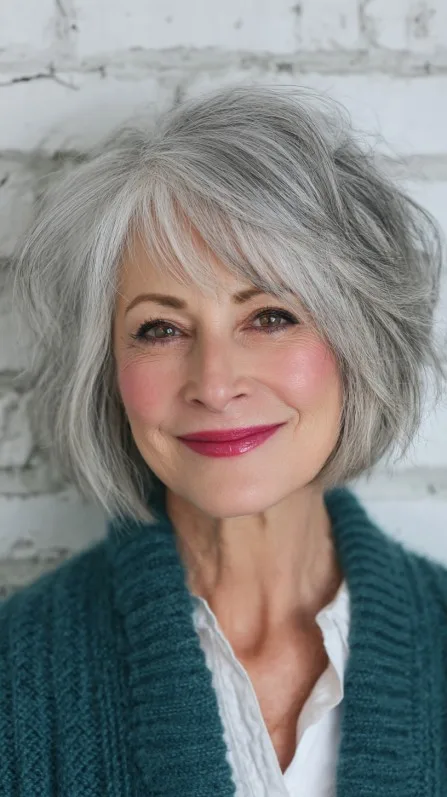 Stylish Jagged Bob with Effortless Texture