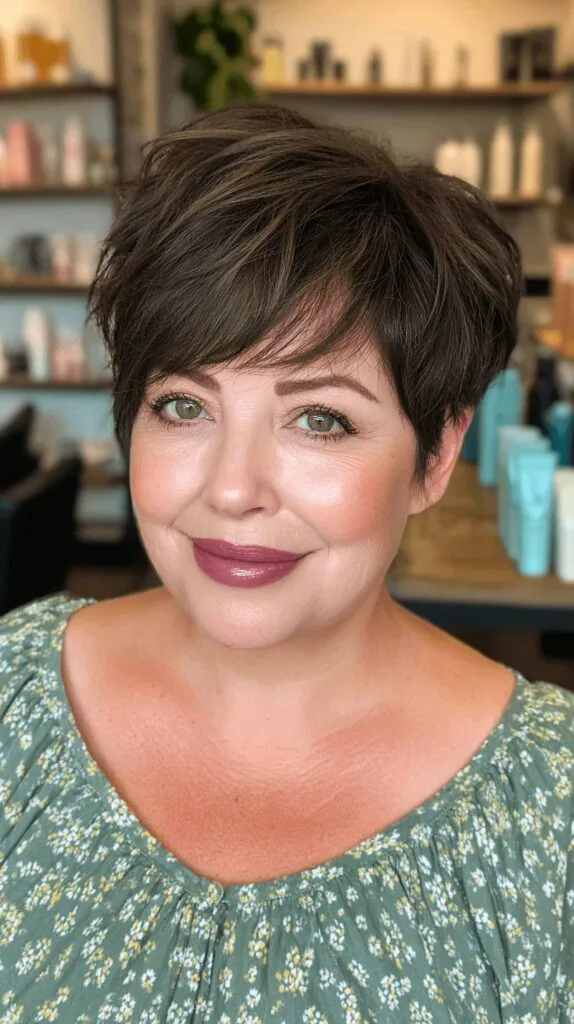 Stylish Textured Bixie Cut with Soft Layers