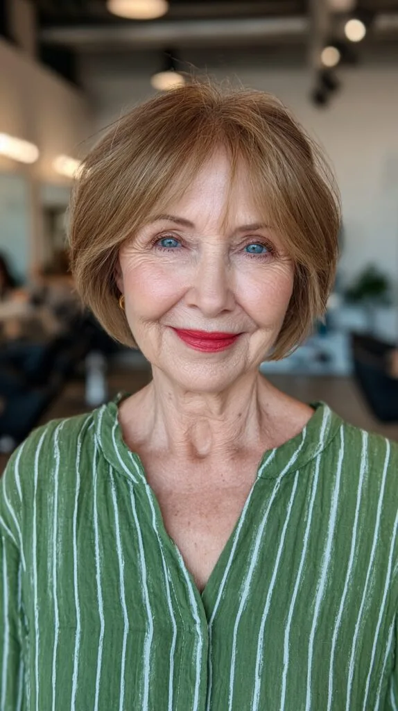Textured Bob with Face-Framing Layers