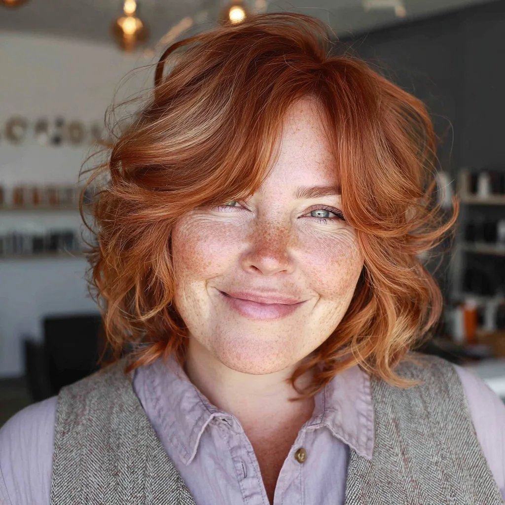 Textured Copper Waves with Soft Layers