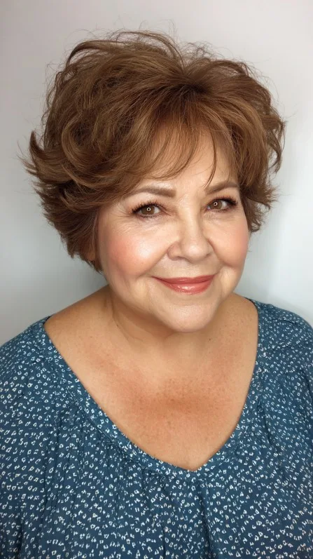 Textured Jagged Bob with Lively Layers