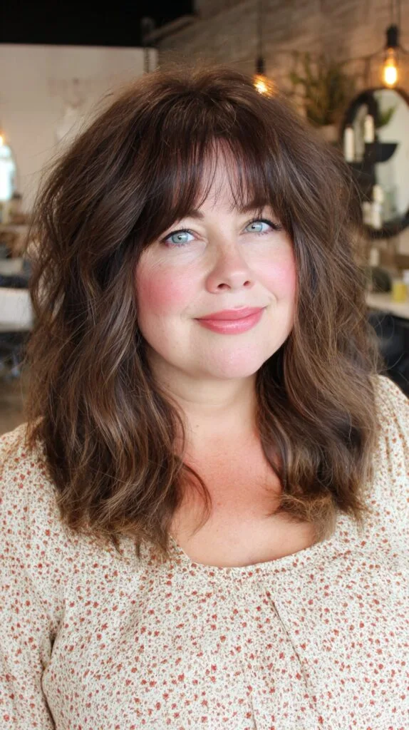 Textured Layered Cut with Soft Bangs