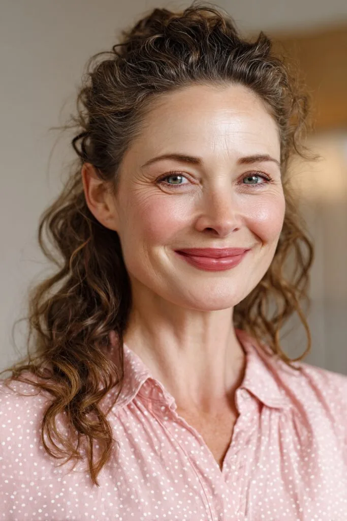 Textured Loose Curls with Soft Volume